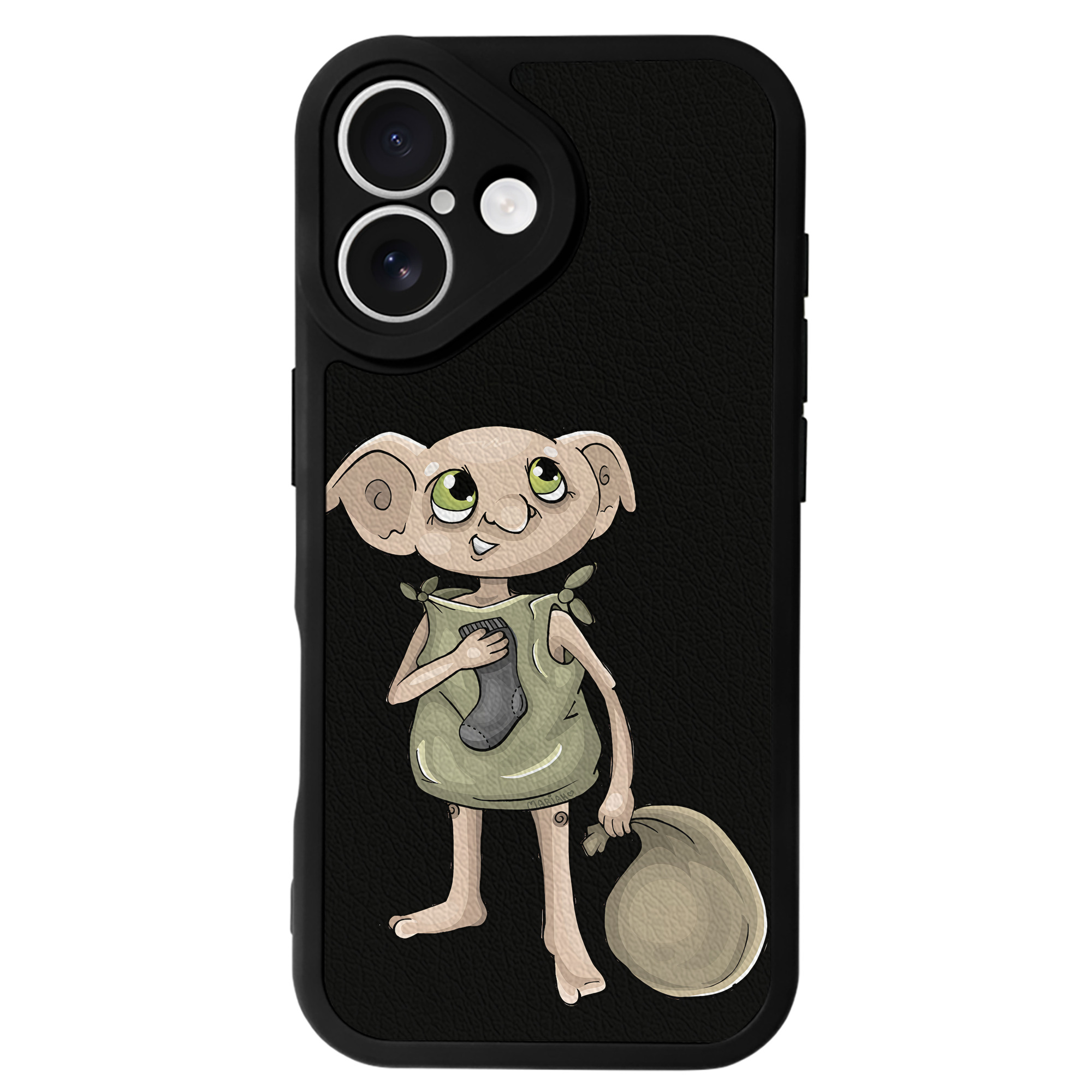 （画像用） Harry Potter ハリー・ポッターシリーズ 【iPhone 16シリーズ対応】シリコンスマホケース（レザー調） 材質：シリコン